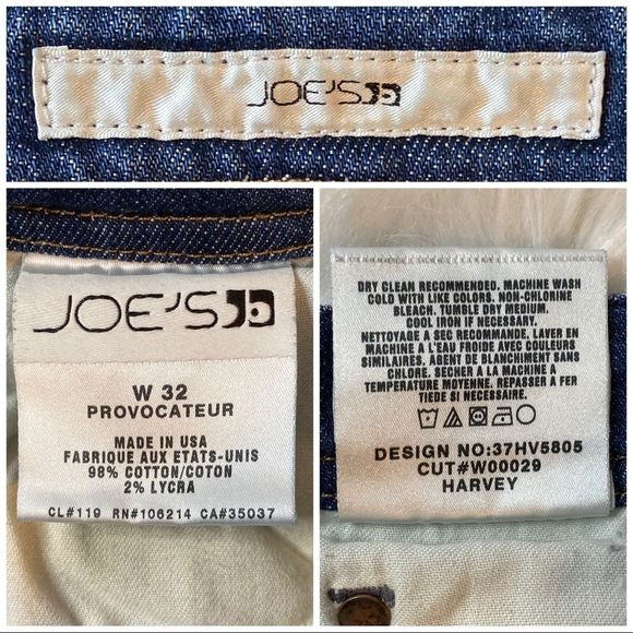 Joe’s Provocateur Lowrise Petite Denim Jeans 32 14 - Picture 9 of 12
